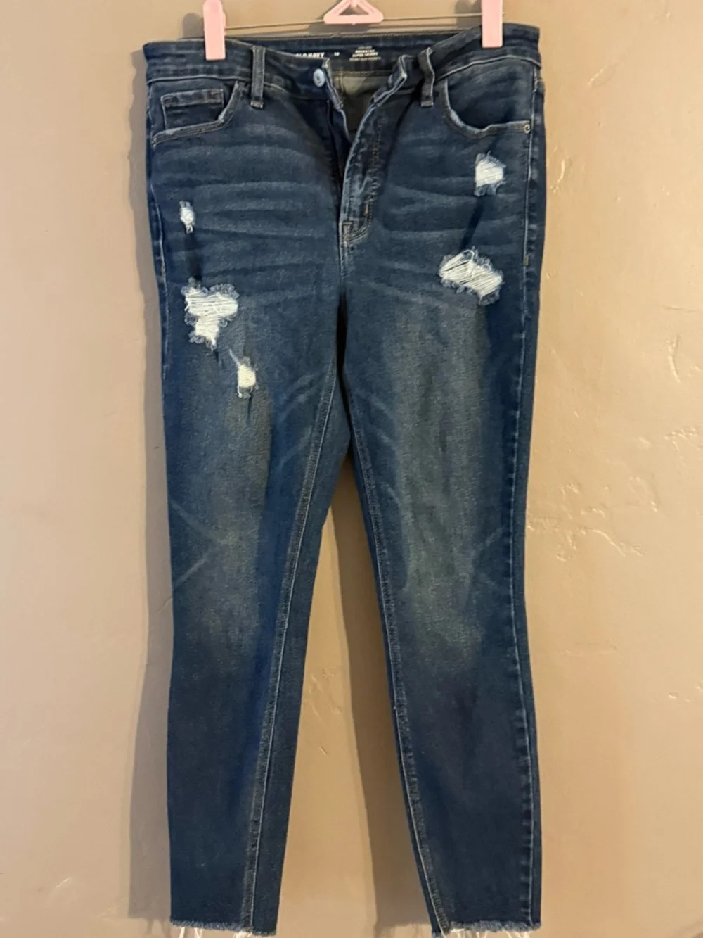 Stack of 5 Old Navy Skinny Jeans - Assorted Blue and Gray Tones 10x30 - Picture 4 of 15